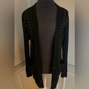 French Connection Studded Cardigan Sweater